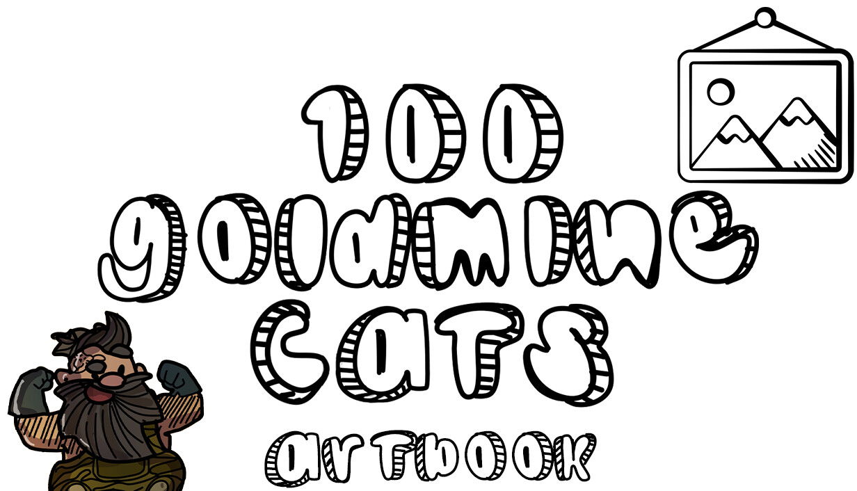 100 Goldmine Cats - Artbook