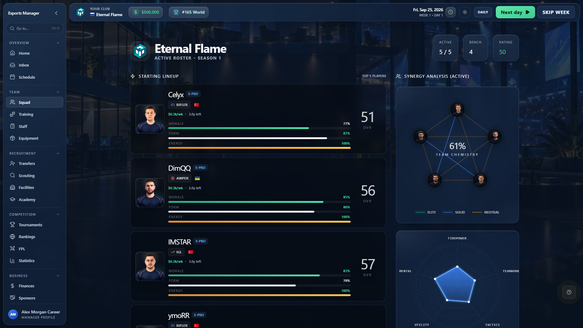 Esports Manager: FPS screenshot 2