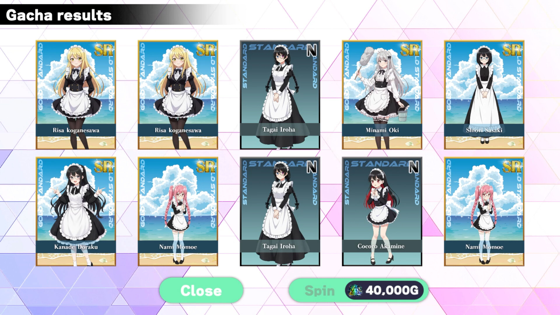 Maid Card Gacha: Collect, Display, Complete screenshot 4
