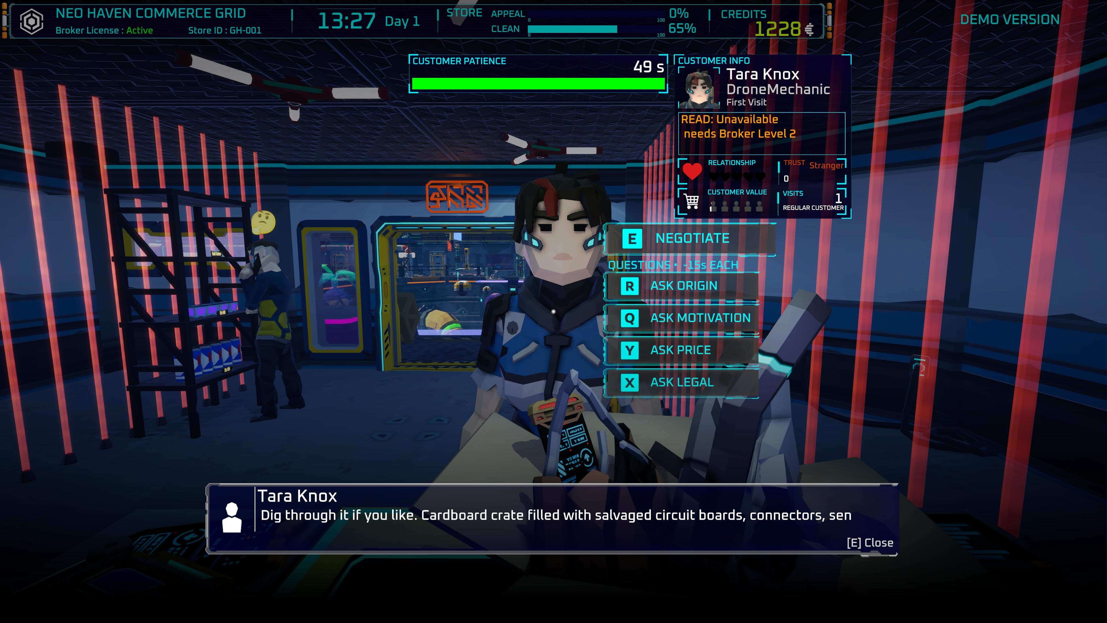 Ghost Receipt - A Cyberpunk Pawnshop Simulator trailer