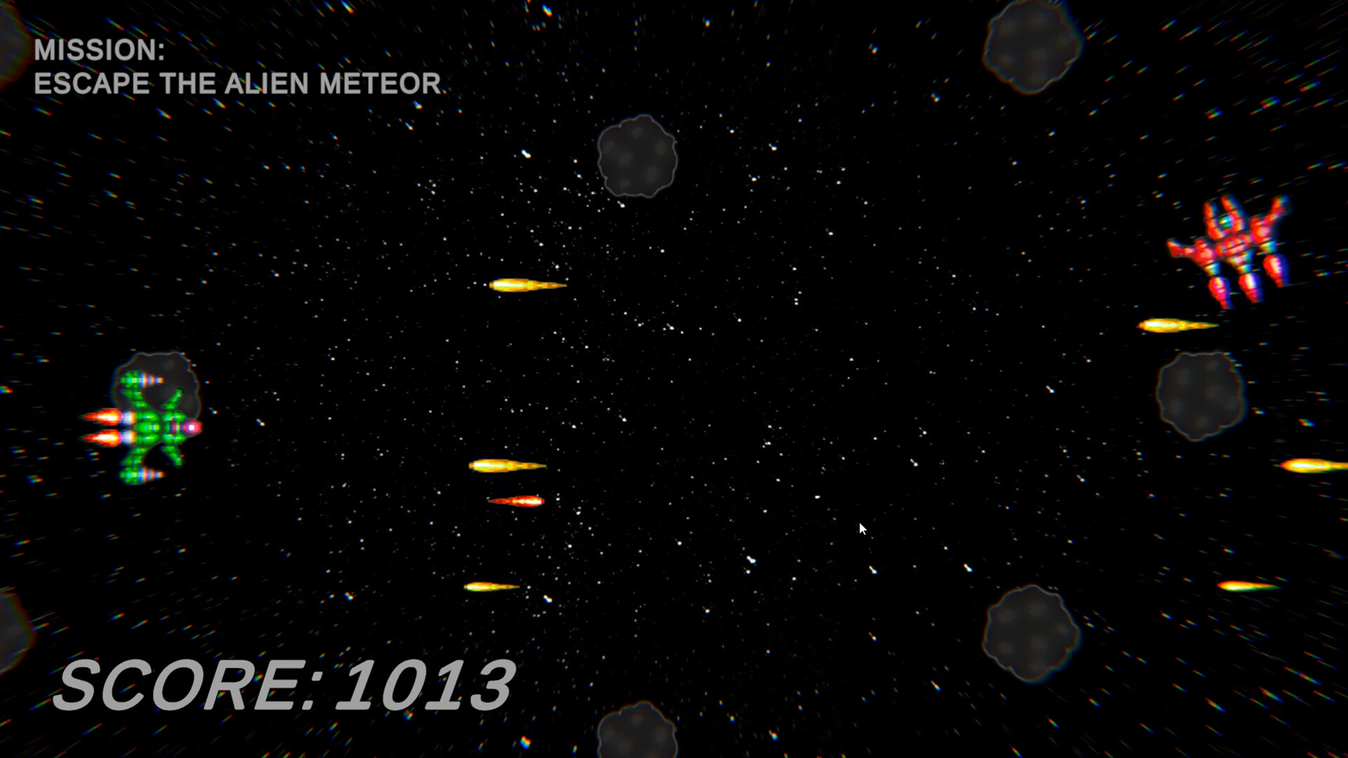 Alien Meteor Escape screenshot 2