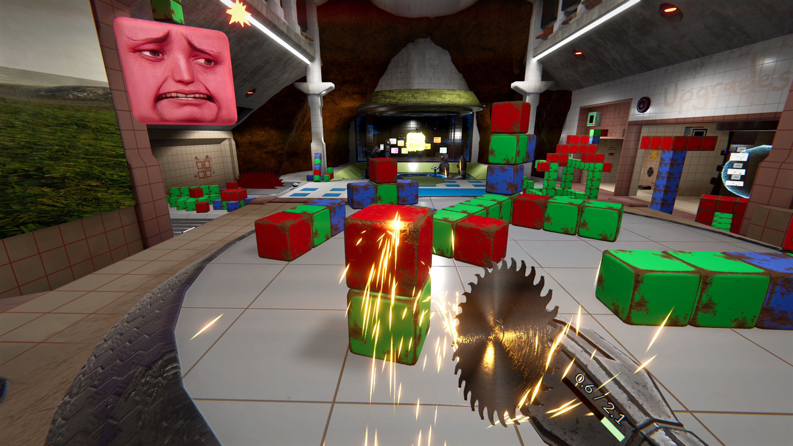 Cube Grinder Factory trailer