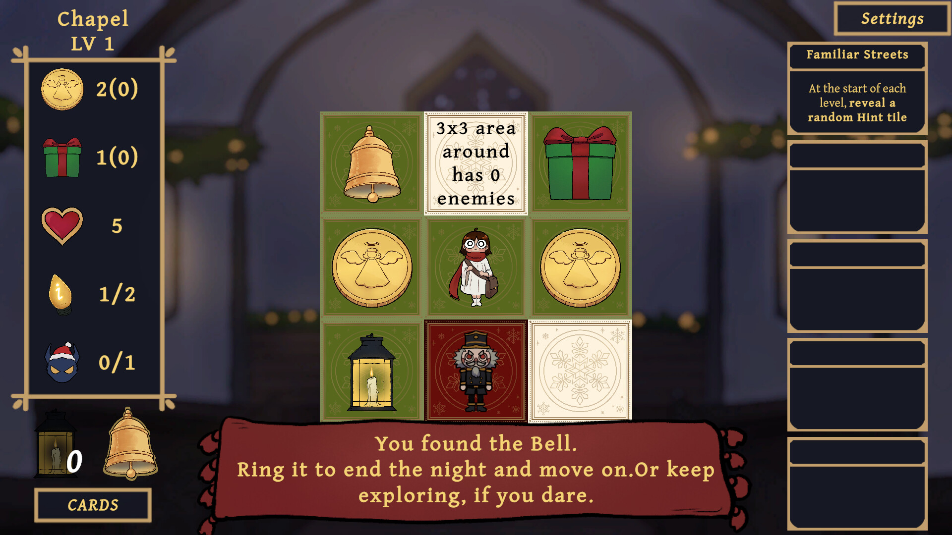 Carol and the Bells: A Cozy Strategy Game screenshot 2