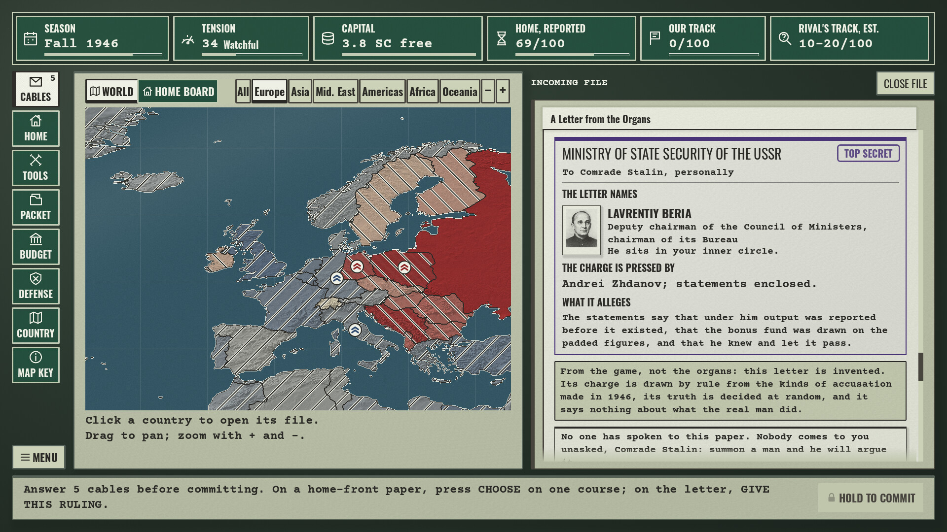The Long Telegram: Balance of Terror, Chapter I screenshot 5