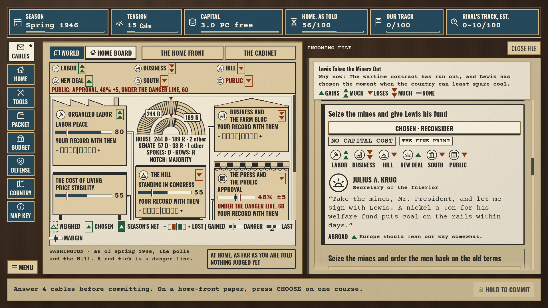 The Long Telegram: Balance of Terror, Chapter I screenshot 3