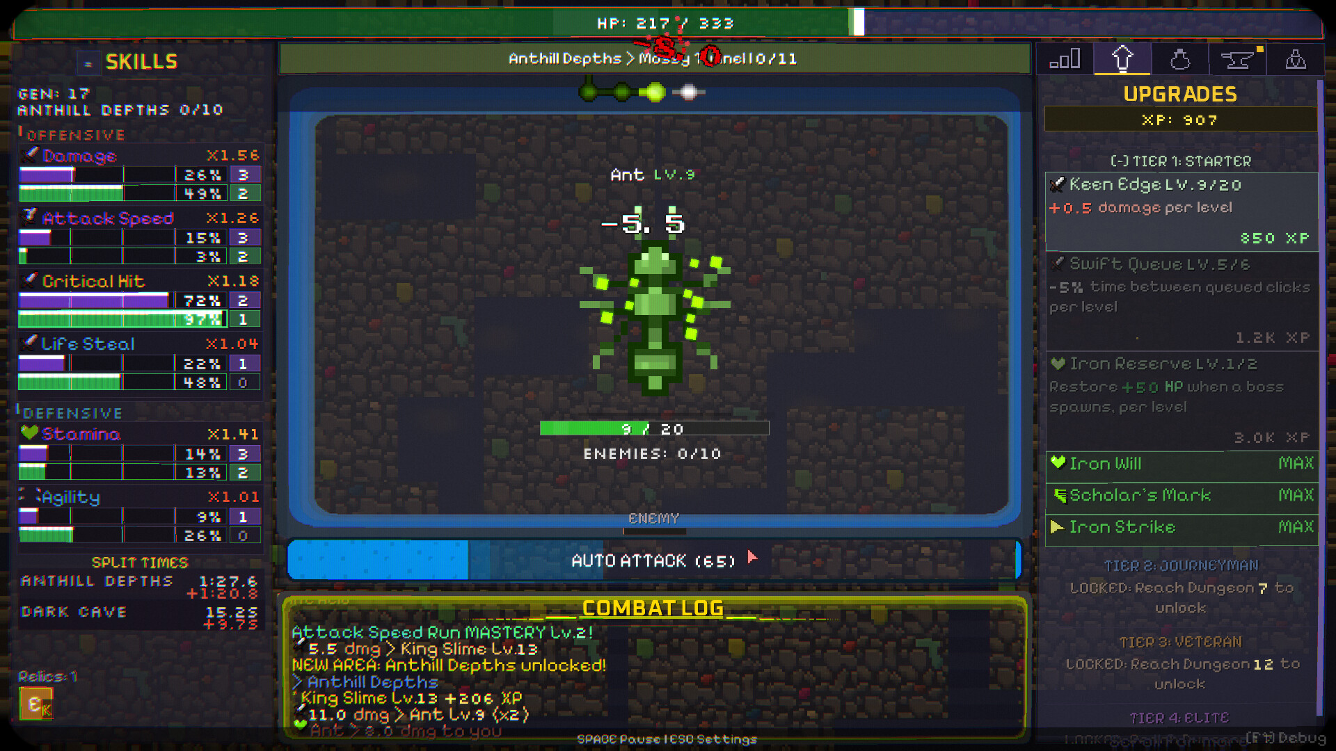 Gene Crawl: Dungeon Descent screenshot 2