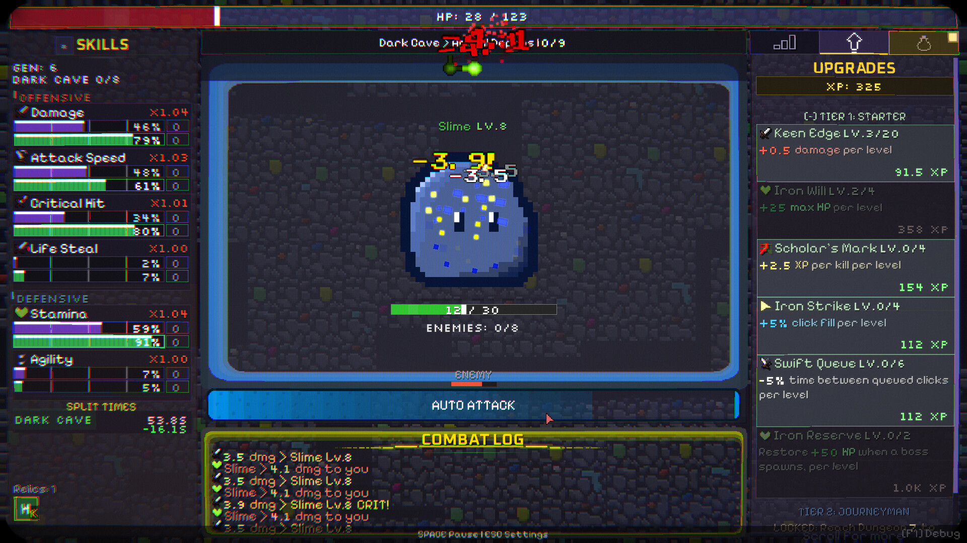 Gene Crawl: Dungeon Descent screenshot 4