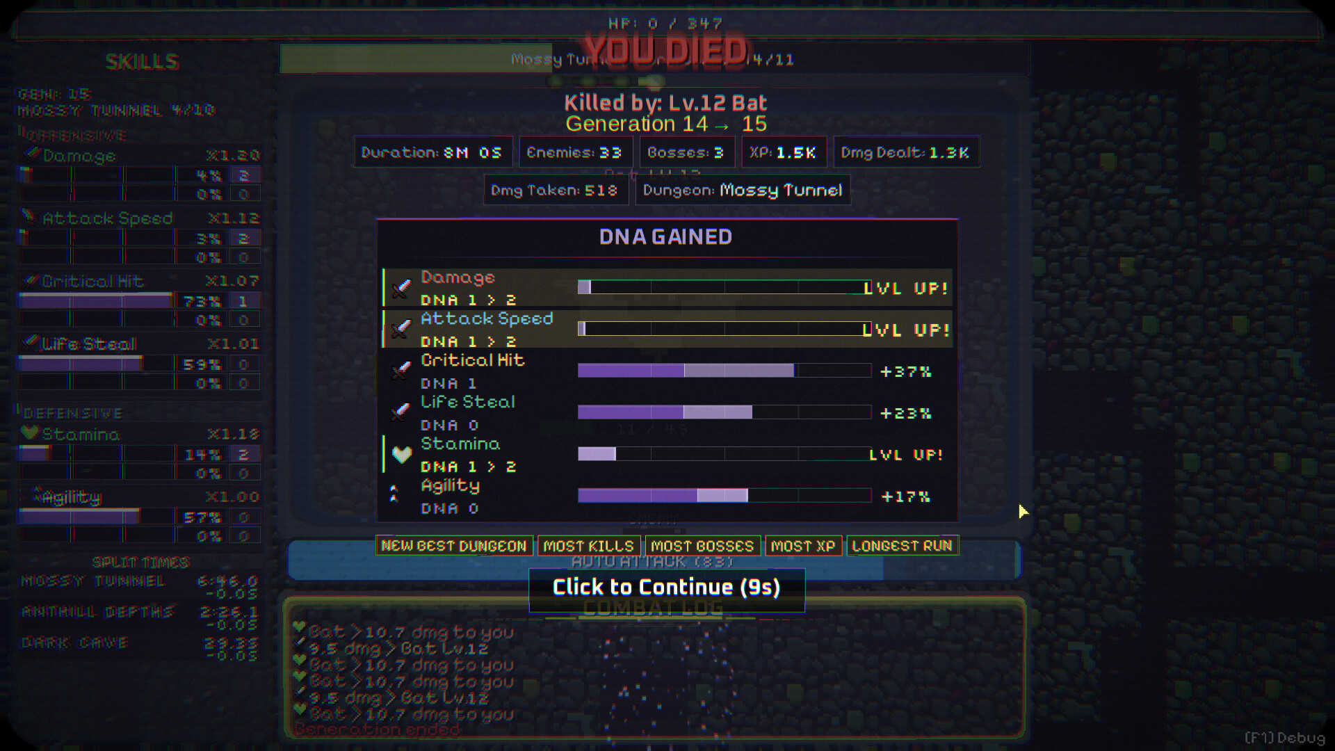 Gene Crawl: Dungeon Descent screenshot 3
