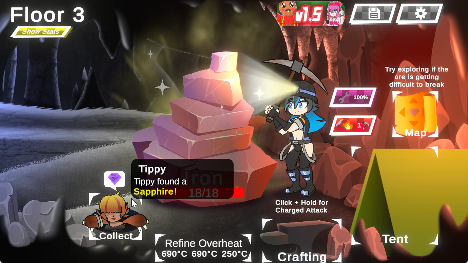 Mineheart Abyss screenshot 3
