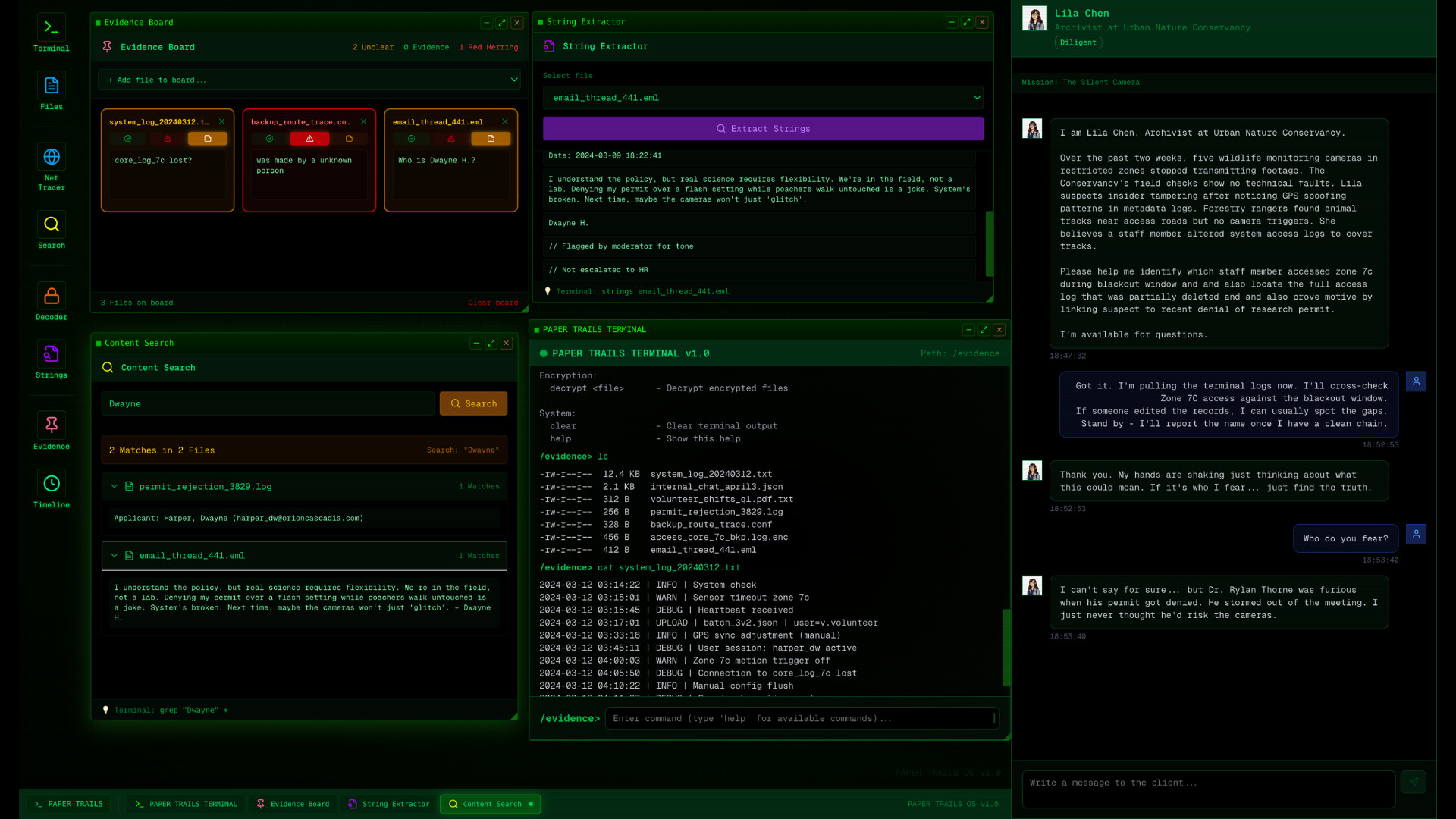 Paper Trails screenshot 1