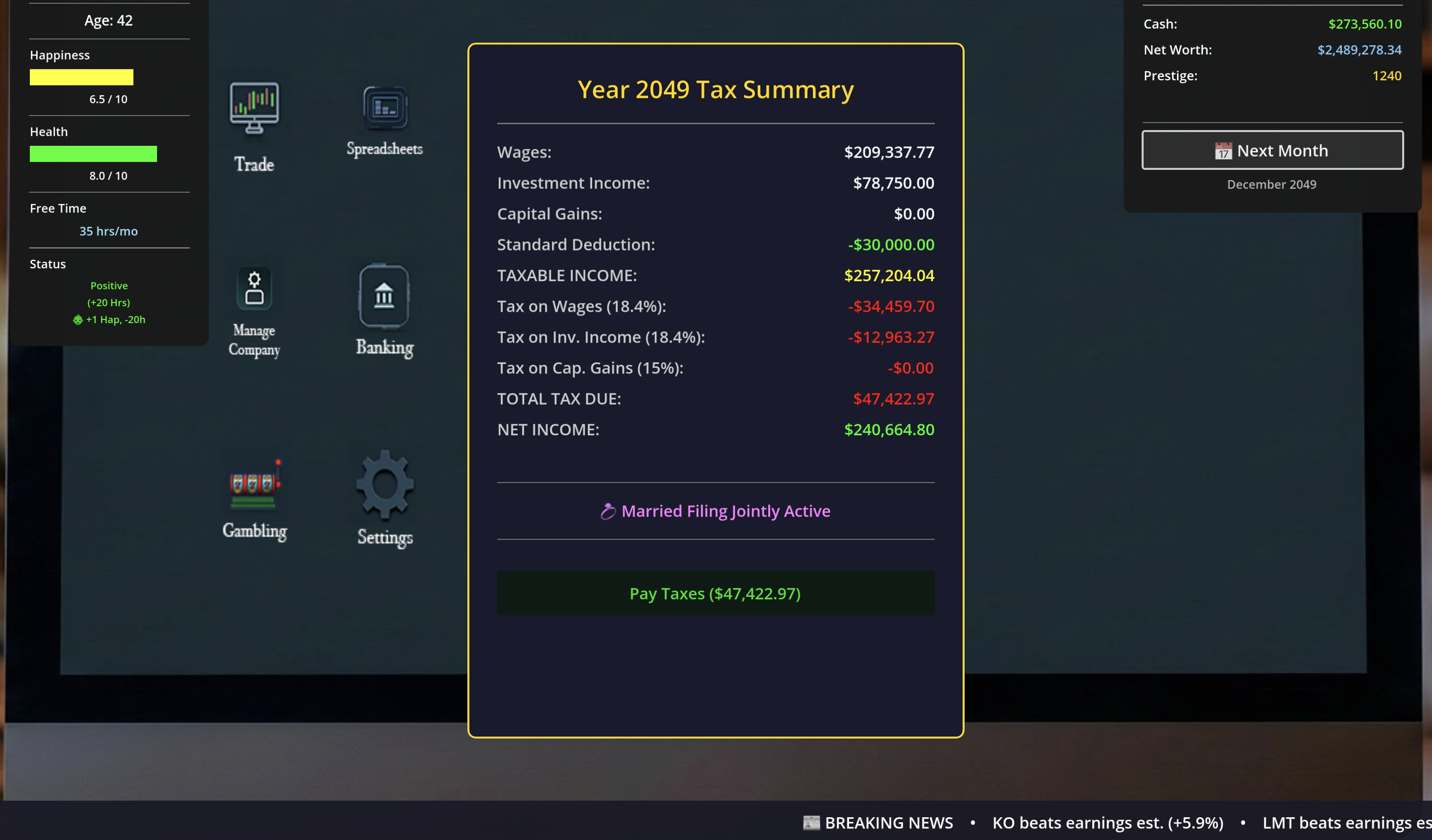 SELF MADE: Investment Life Sim screenshot 4