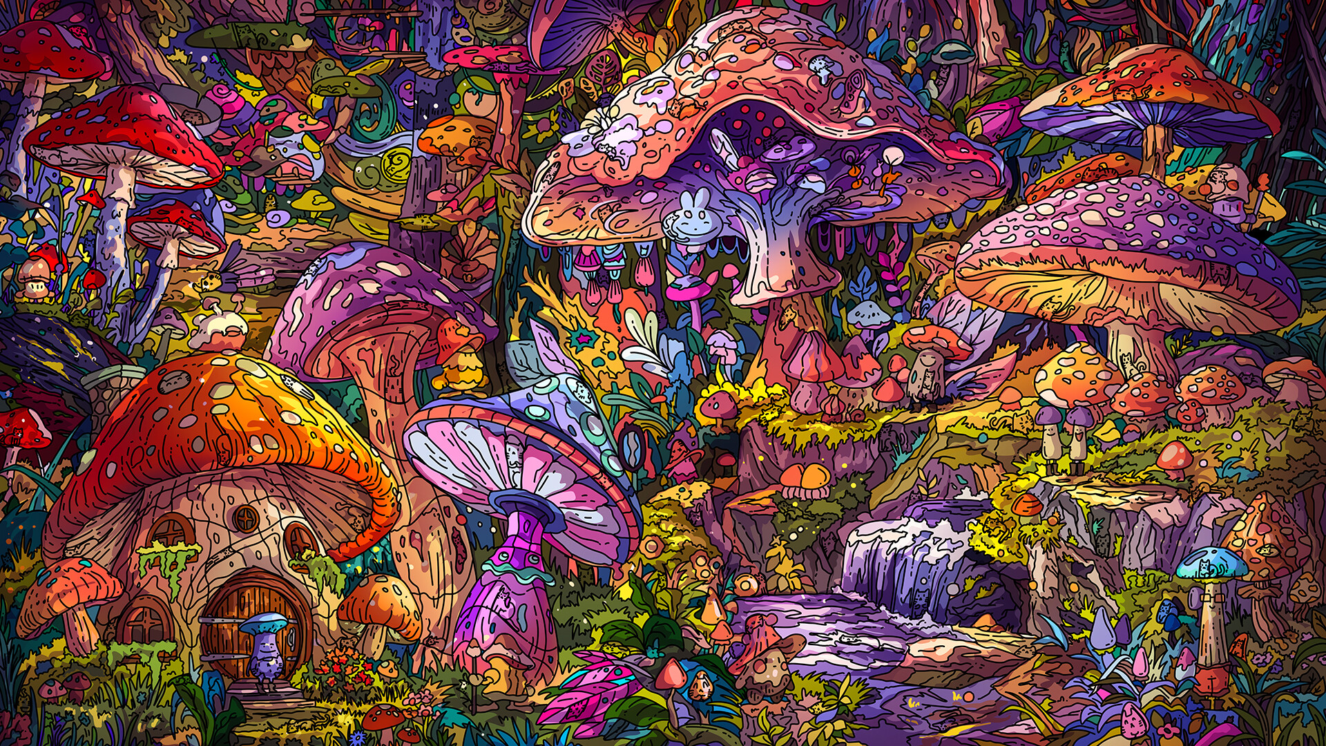 100 Mushroom Cats trailer