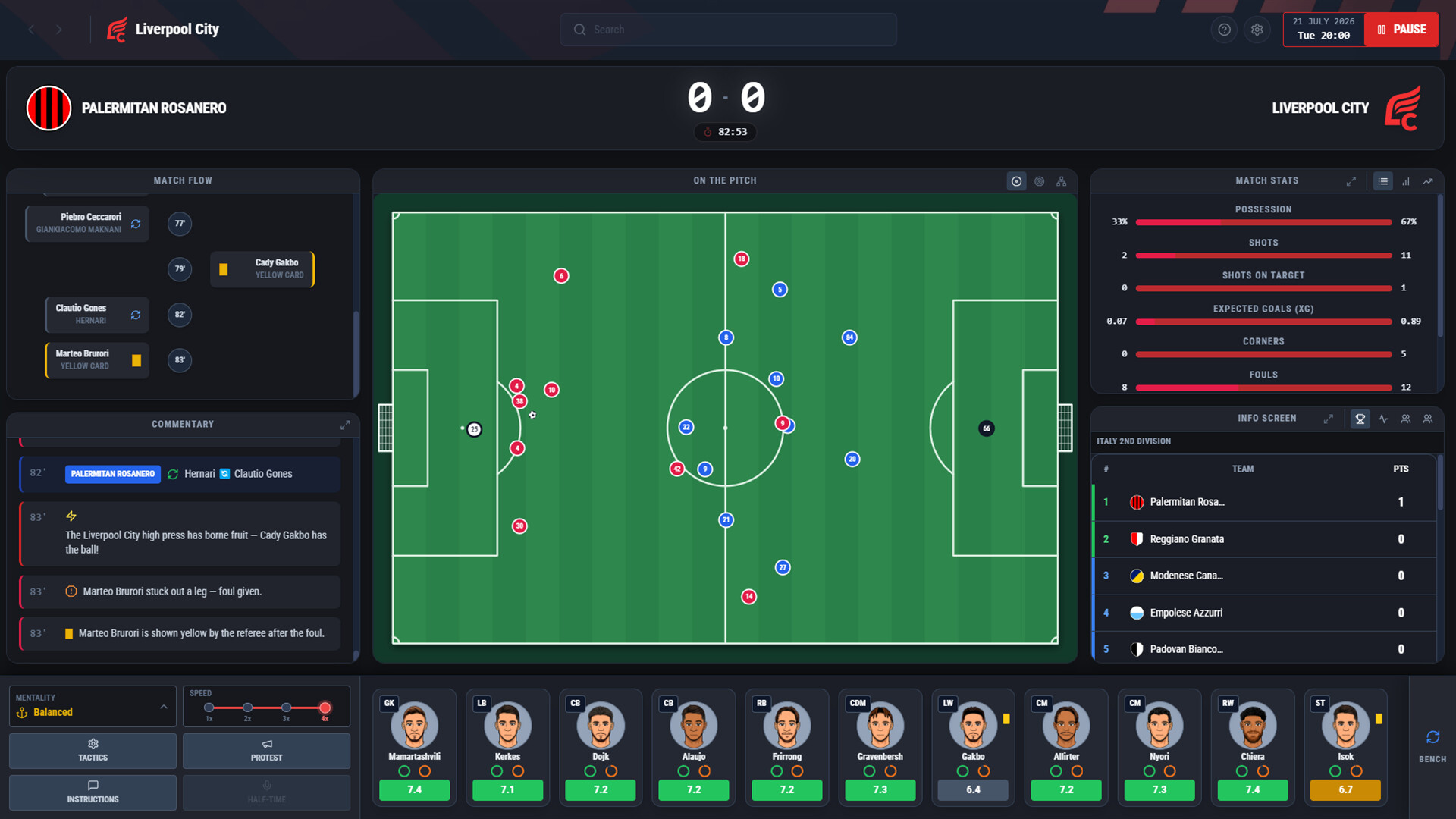 Pro Soccer Manager 27 screenshot 2