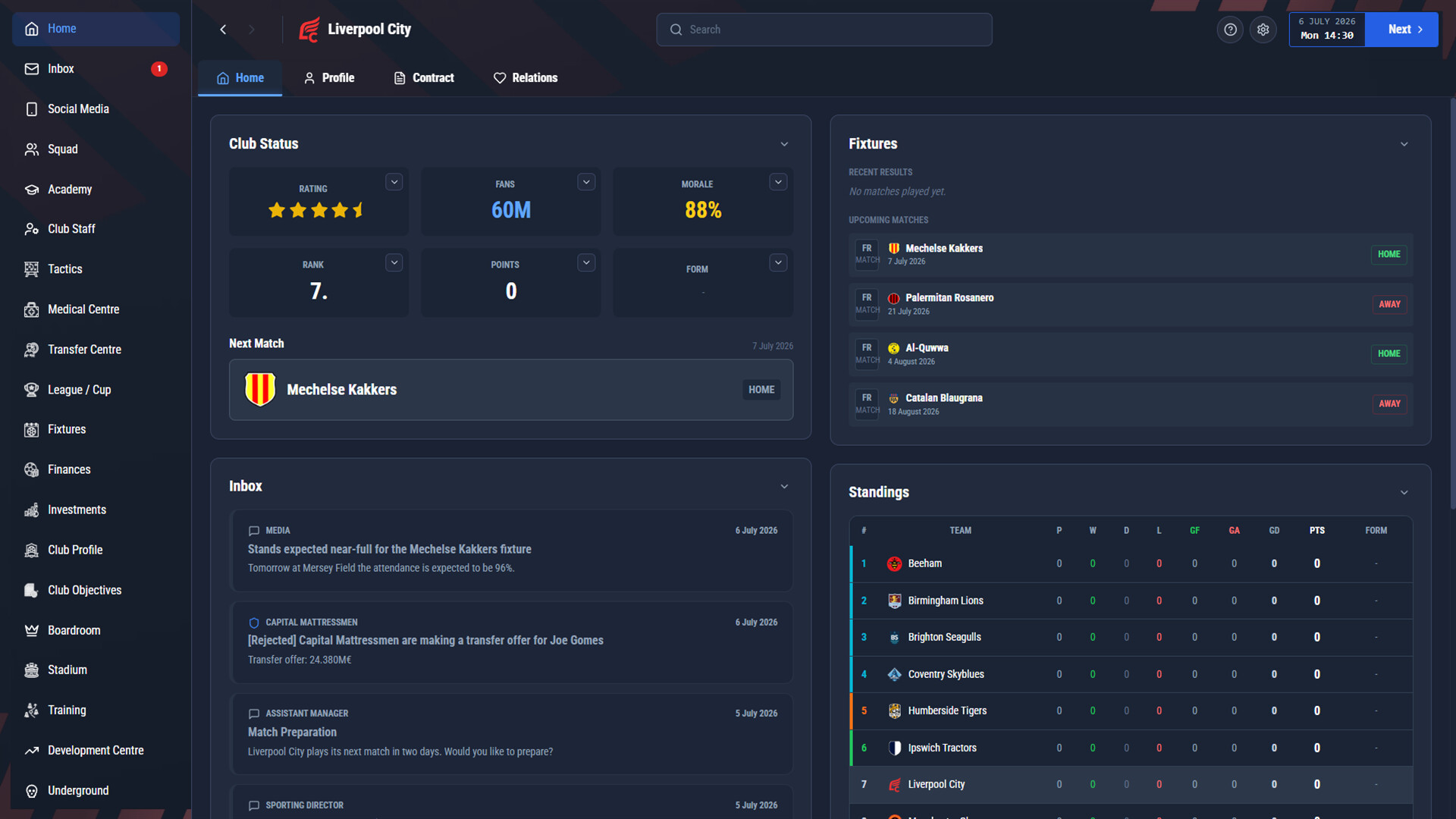 Pro Soccer Manager 27 trailer