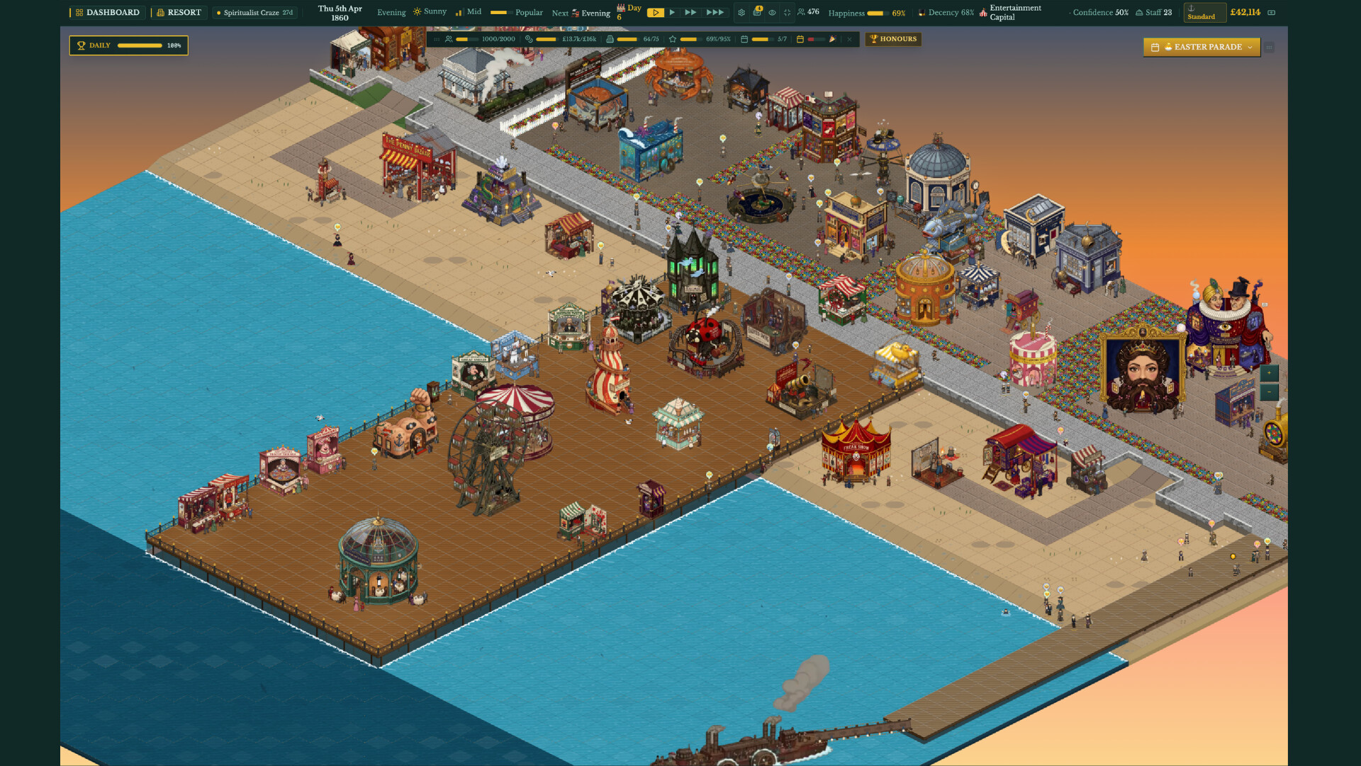 Victorian Pier Tycoon trailer