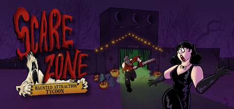 Cover art from ScareZone: Haunted Attraction Tycoon