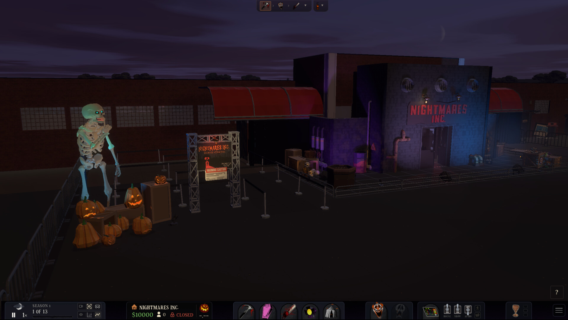 ScareZone: Haunted Attraction Tycoon trailer
