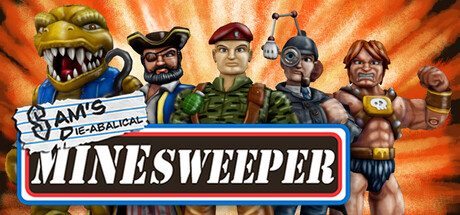 Cover art from Sam's Die-abalical Minesweeper
