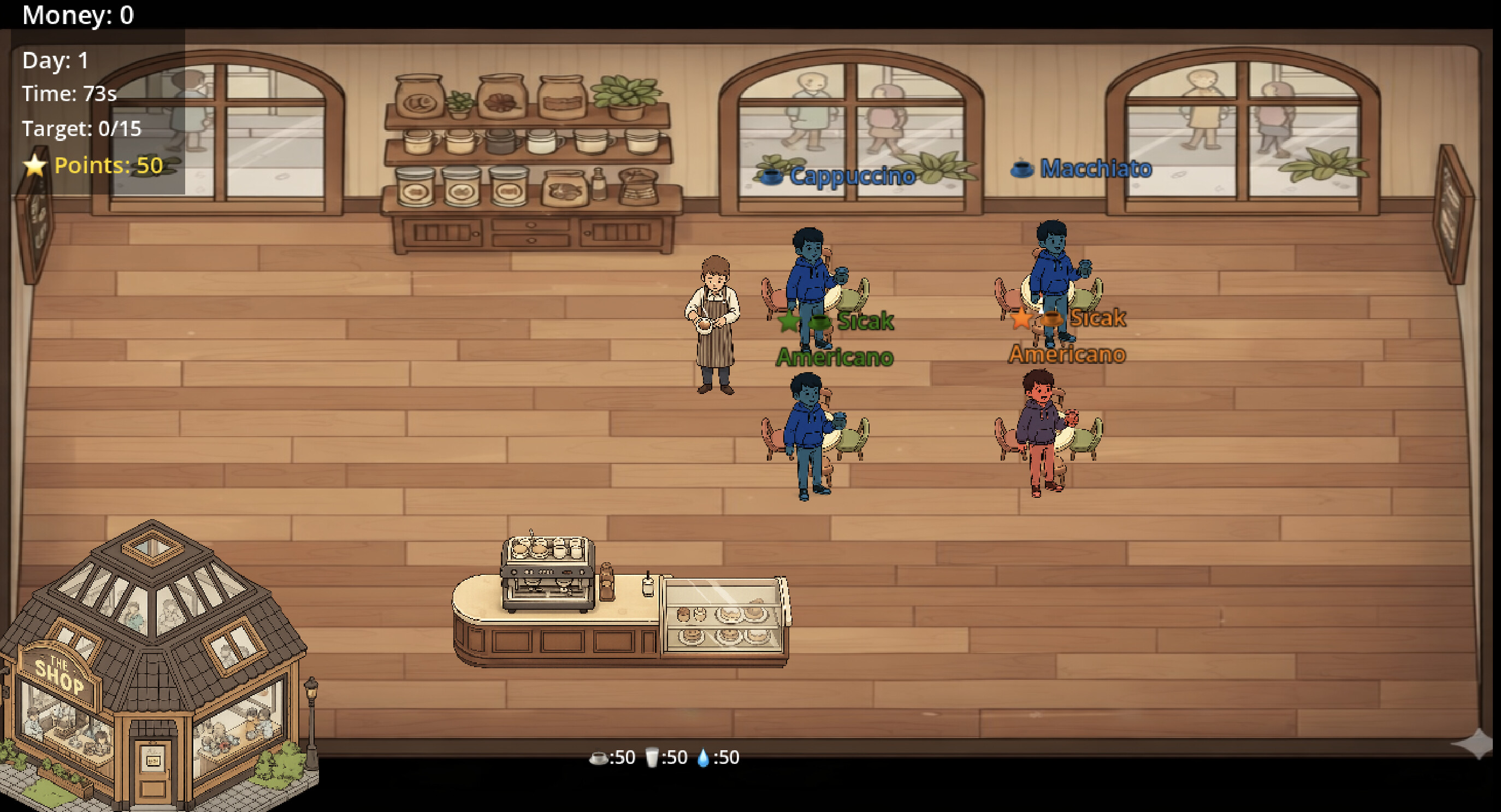 Coffee Shop: Daily Shift screenshot 2