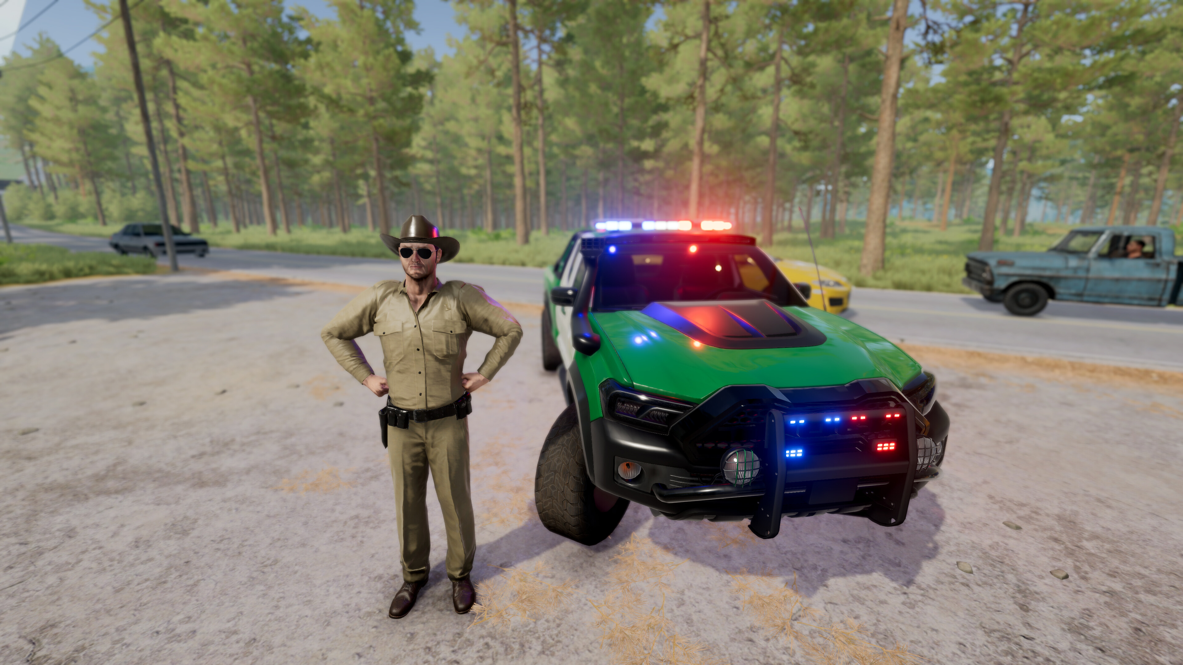 Sheriff Park Ranger trailer