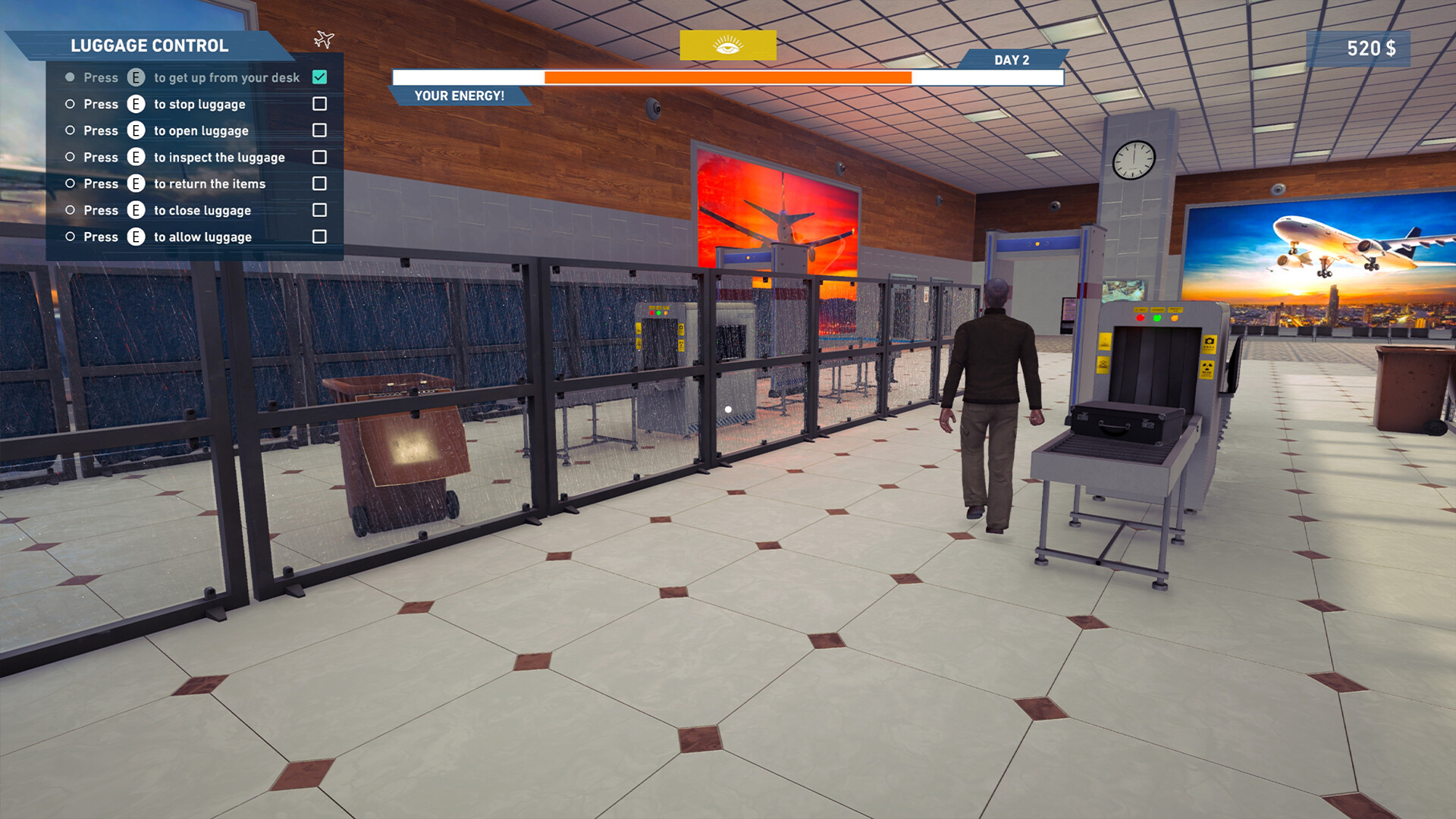 Airport Police Contraband Simulator - Border Patrol trailer