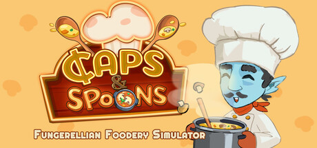 Cover art from Caps & Spoons - Fungerellian Foodery Simulator