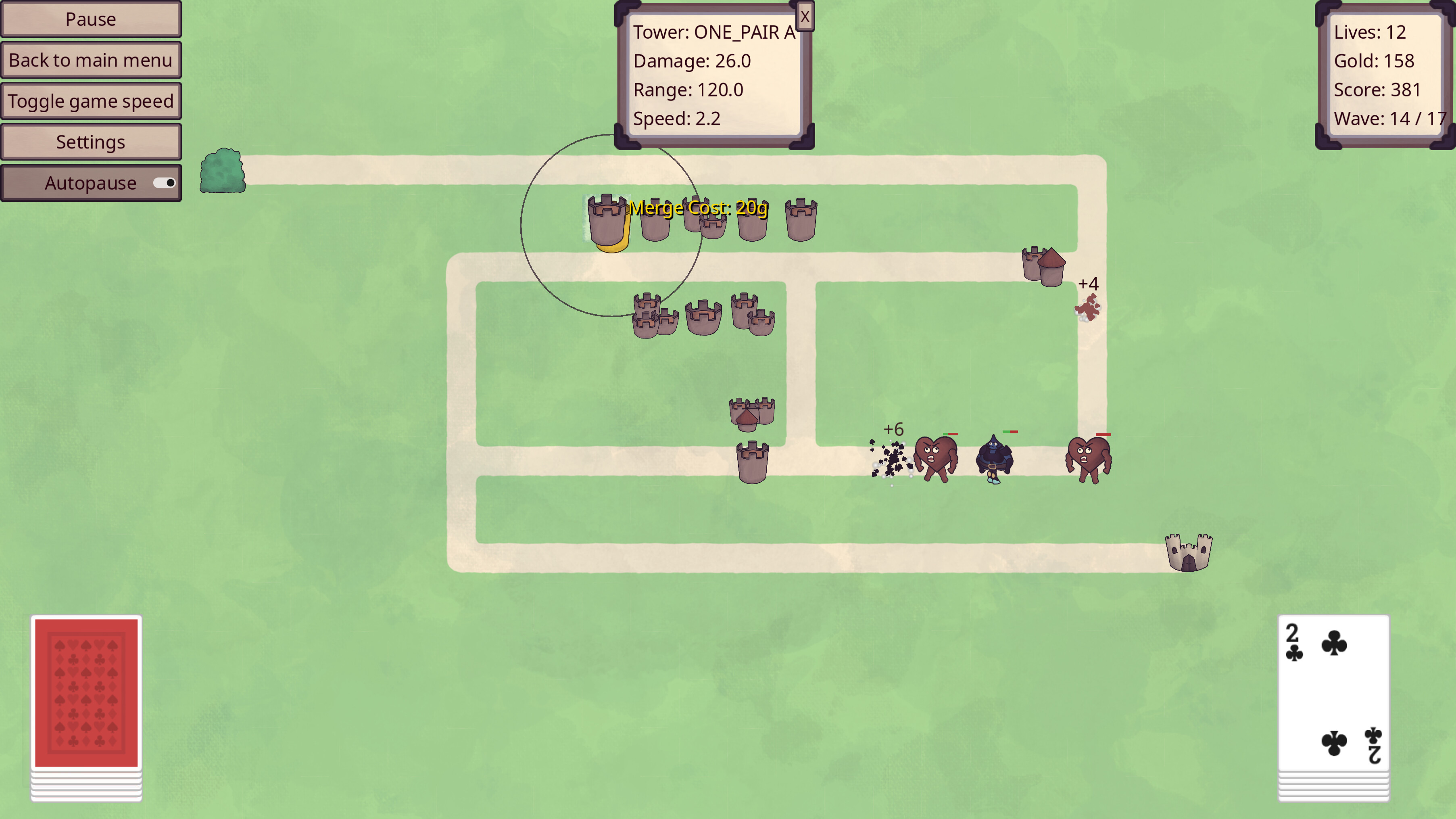 Royal Flush Defense screenshot 3