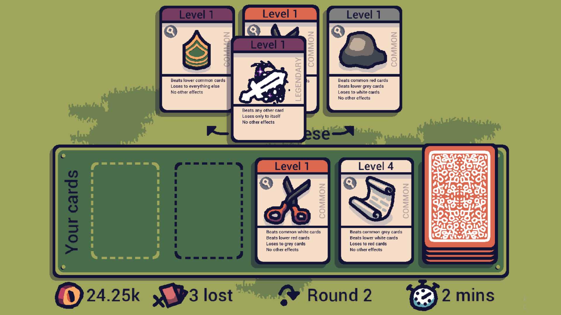 Deck paper scissors trailer