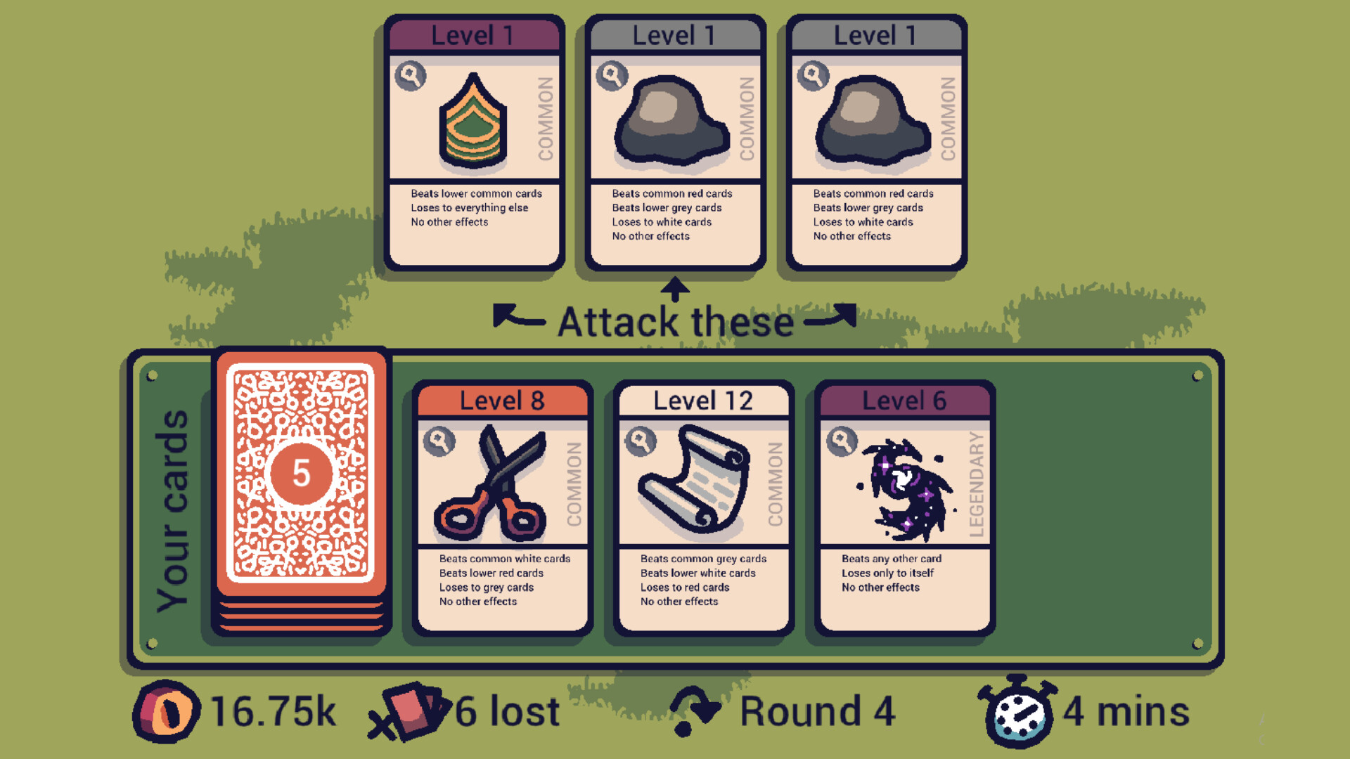 Deck paper scissors screenshot 3