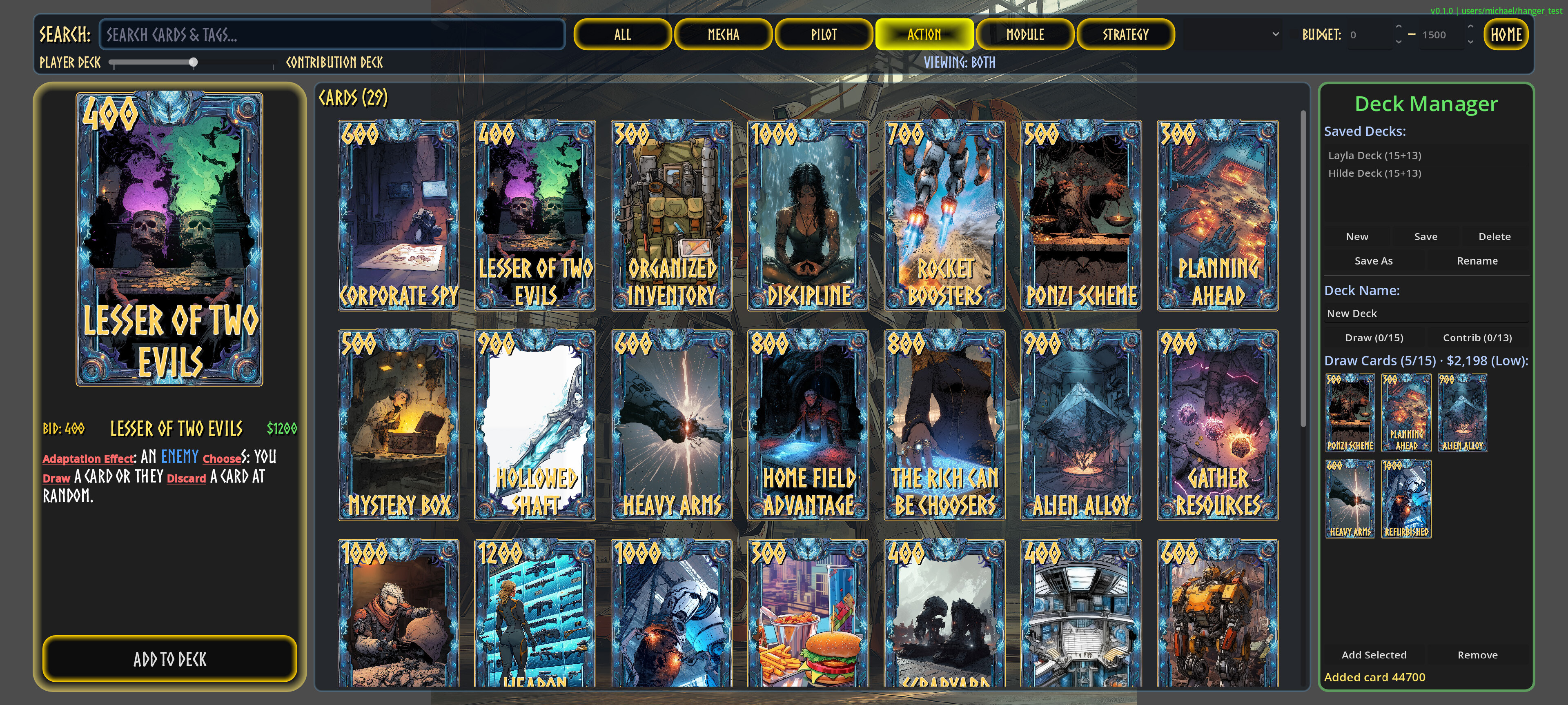 MechaCorps Draft screenshot 3
