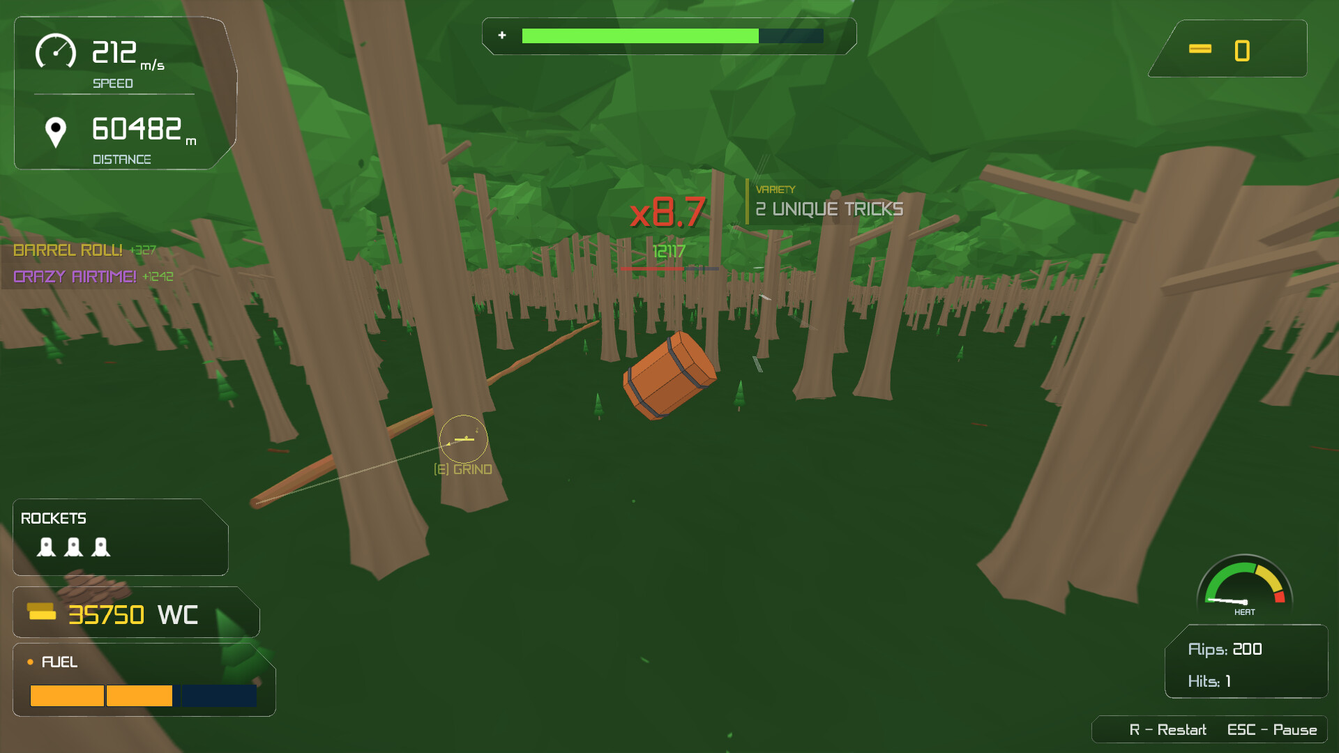 Throw a Barrel Down a Hill screenshot 4