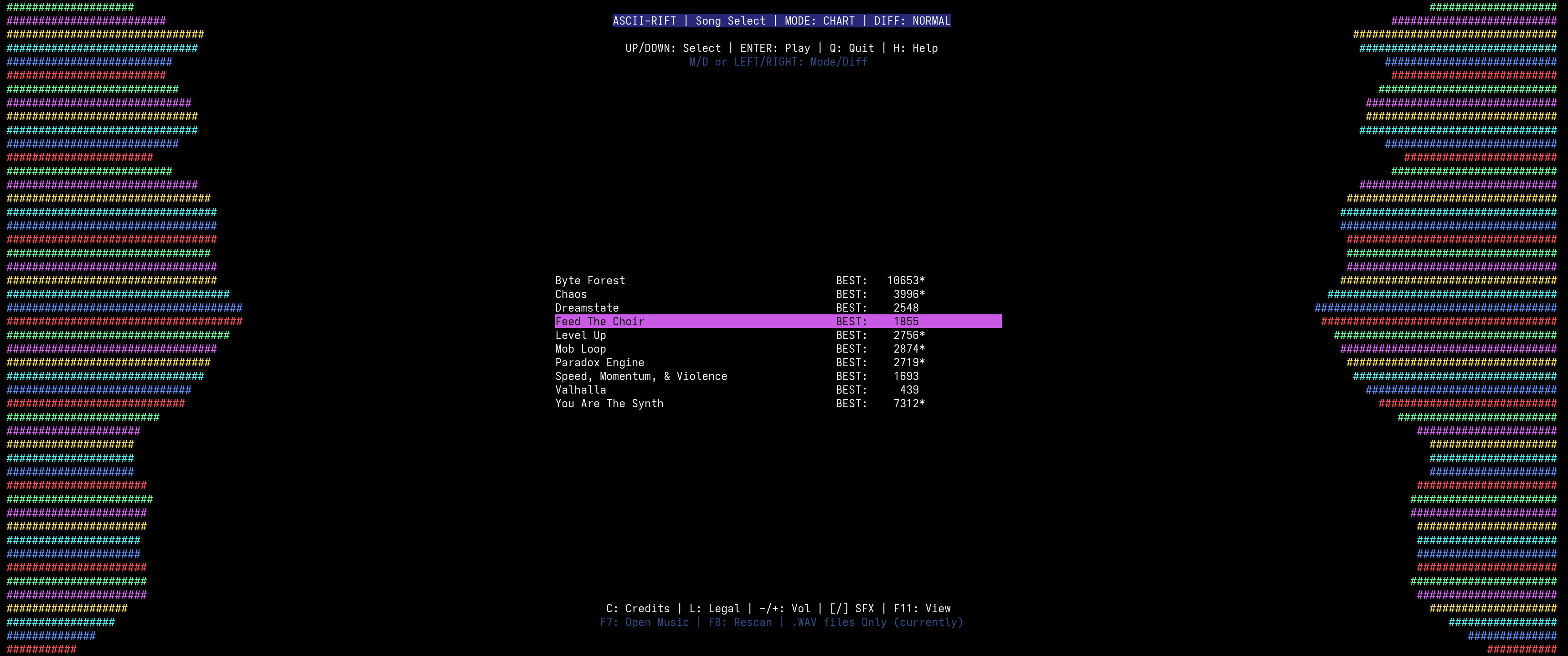 ASCII-RIFT screenshot 2