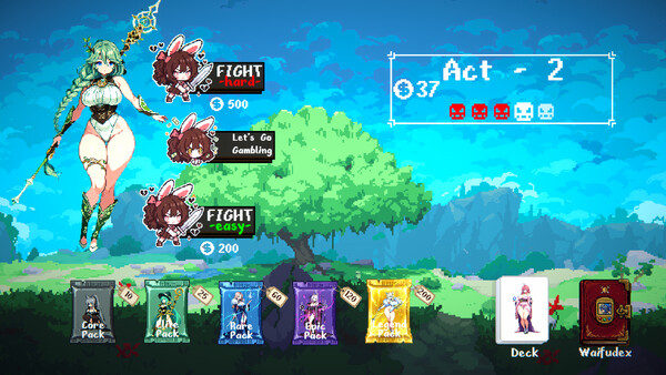 Waifuro : Roguelike Waifubuilder screenshot 2