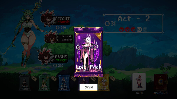 Waifuro : Roguelike Waifubuilder screenshot 4