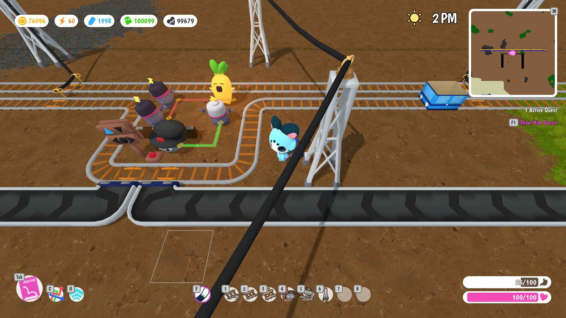 Chattini Jetpack Project: A Hololive Fan Game screenshot 5