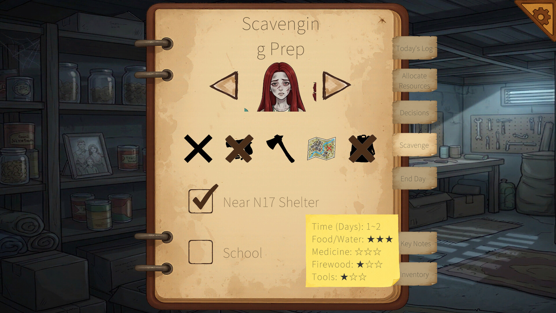 Survivor's Log: N17 Shelter screenshot 2