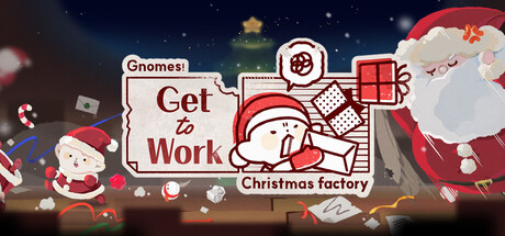 Cover art from Get to Work, Gnomes! Christmas Factory