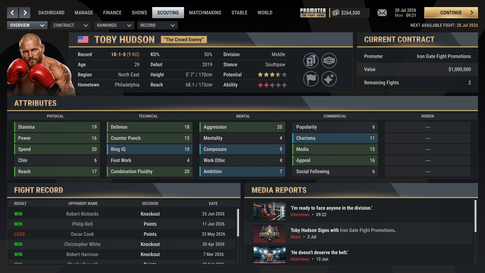 PROMOTER: The Fight Game screenshot 2