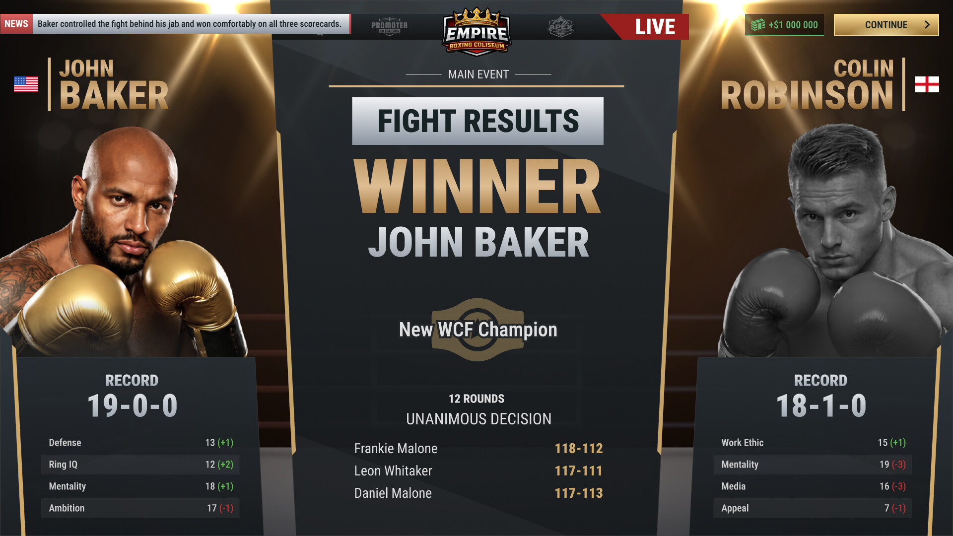 PROMOTER: The Fight Game screenshot 1