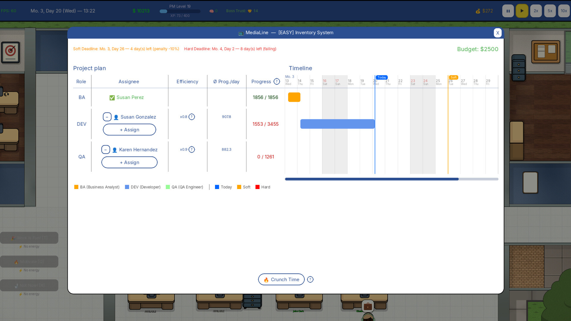 Project manager SIM screenshot 5
