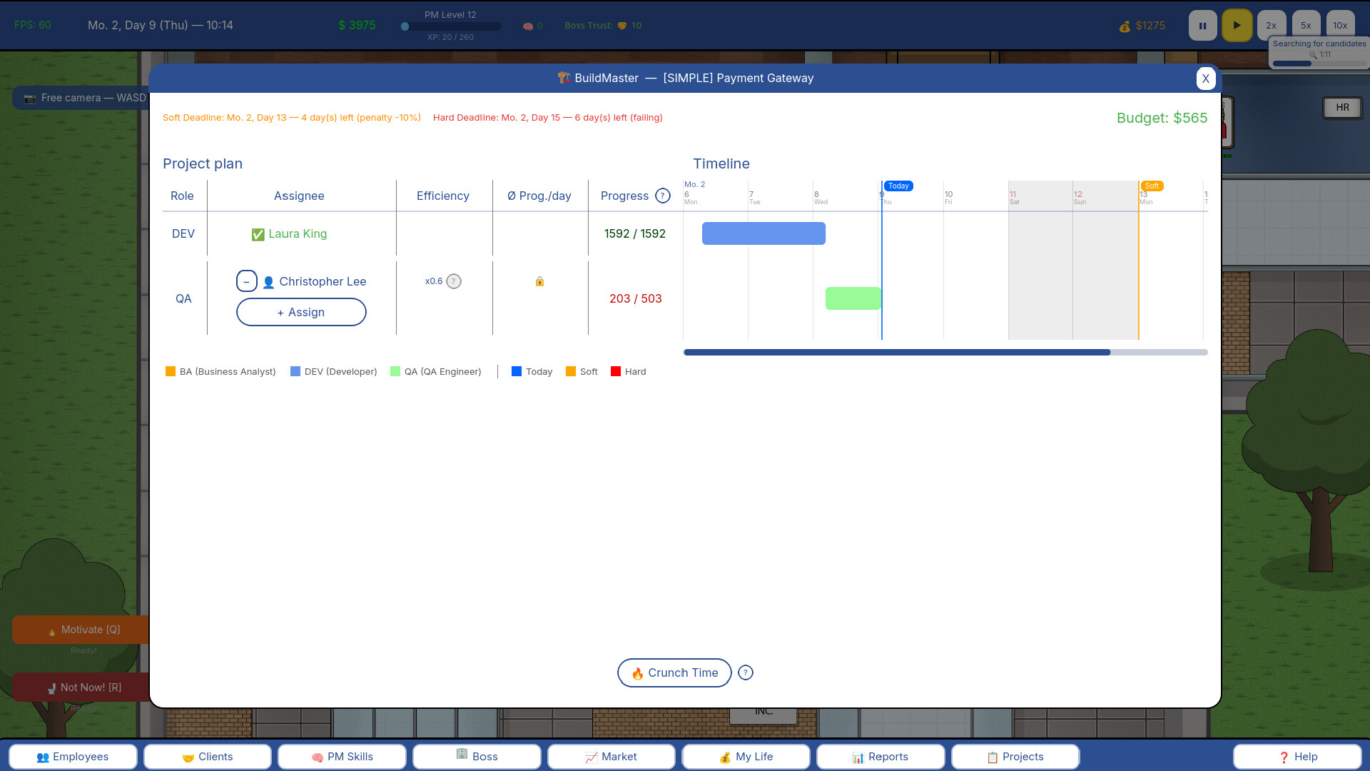 Project manager SIM screenshot 5