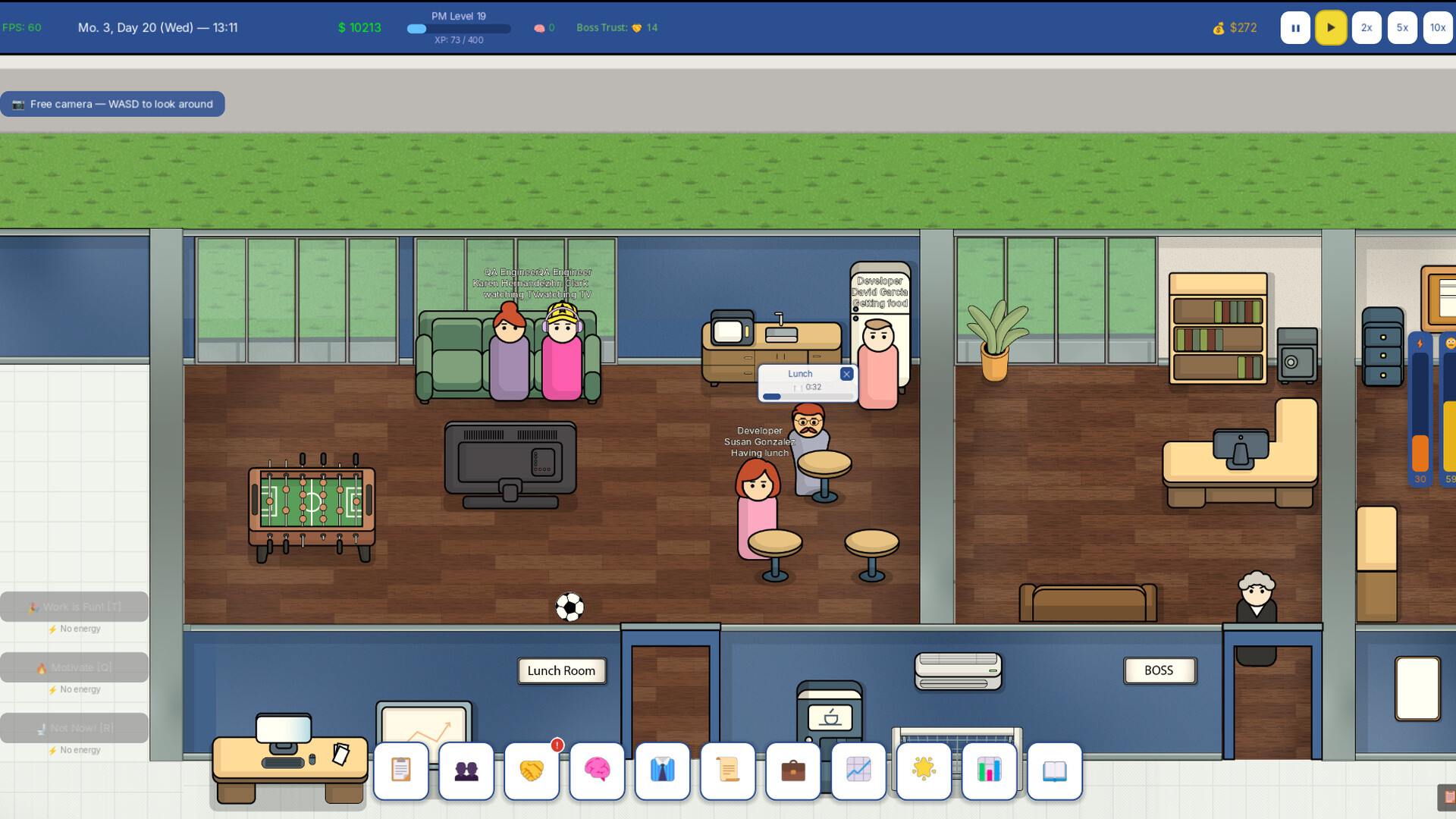 Project manager SIM screenshot 2