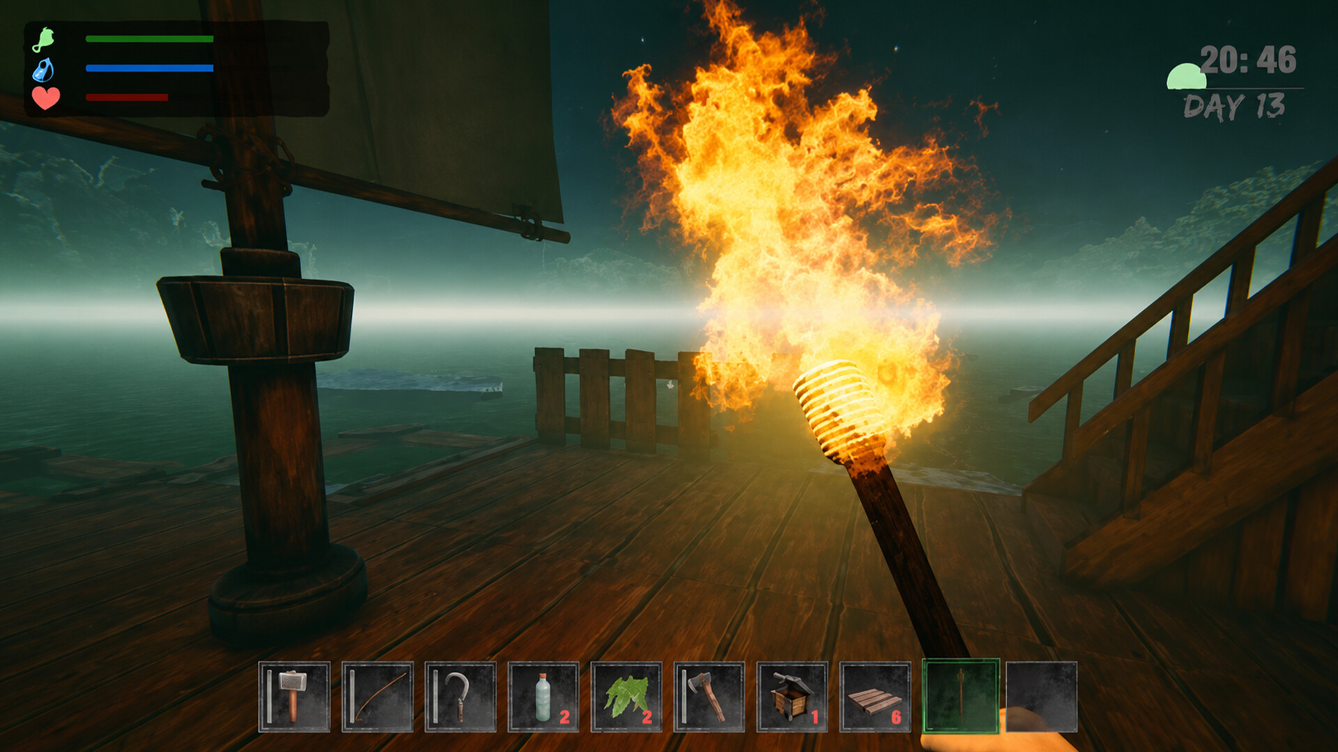 Survival Float Simulator - Crocodile Waters Craft, Raft, Build screenshot 3