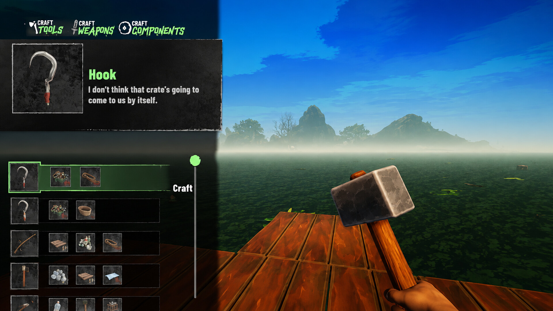 Survival Float Simulator - Crocodile Waters Craft, Raft, Build screenshot 4