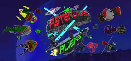 Cover art from Asteroids and Aliens