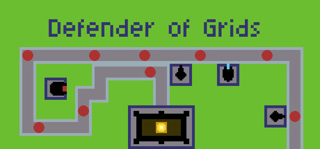 Cover art from Defender of Grids