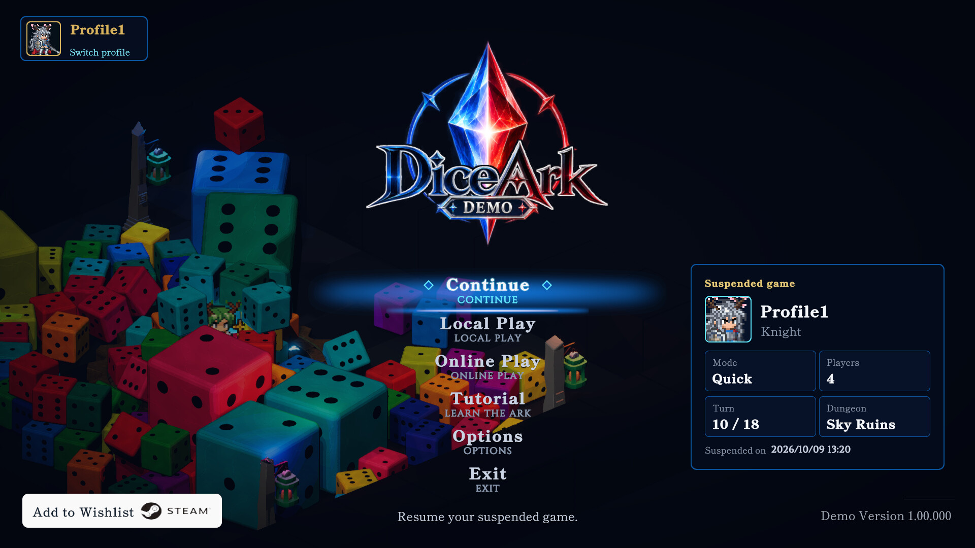 Dice Ark screenshot 2