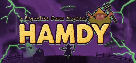 Cover art from Hamdy: a Roguelike Farm Mayhem