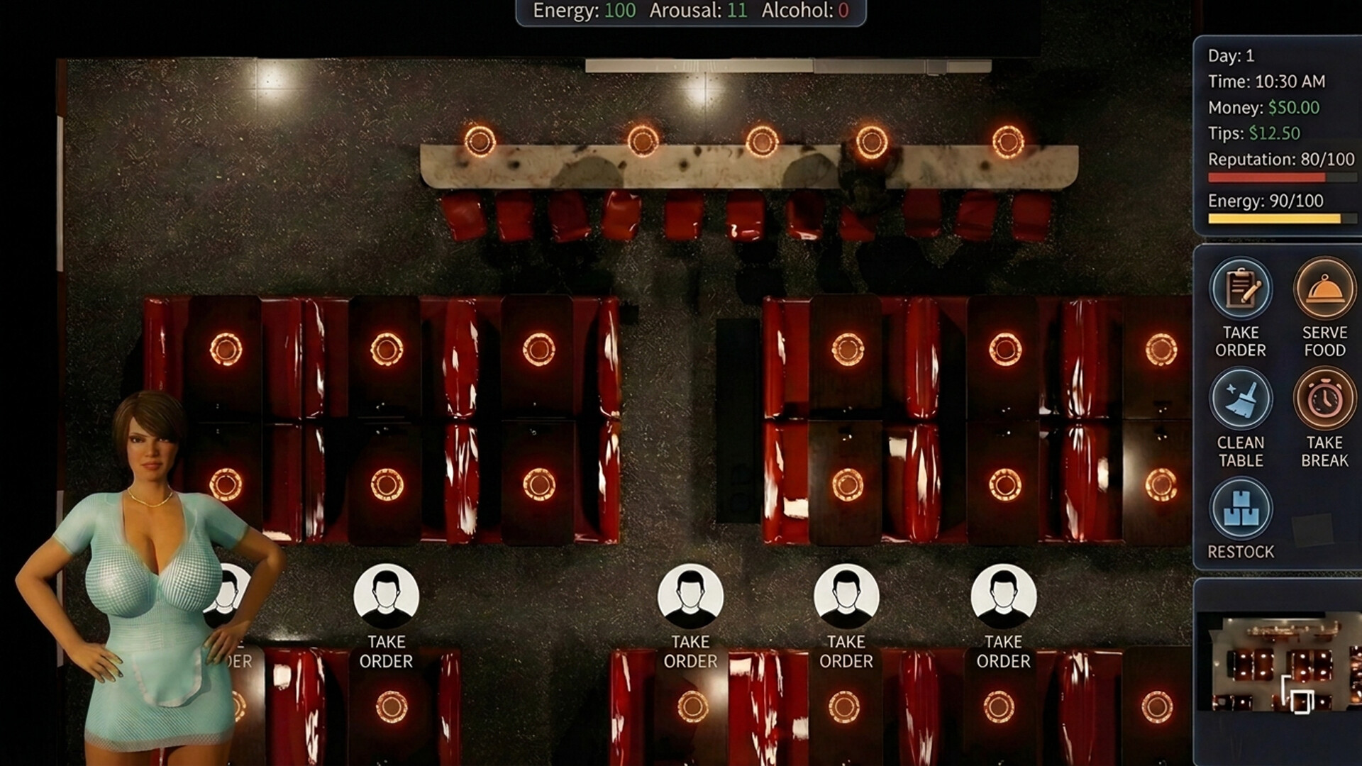 Milf Diner Sim screenshot 3