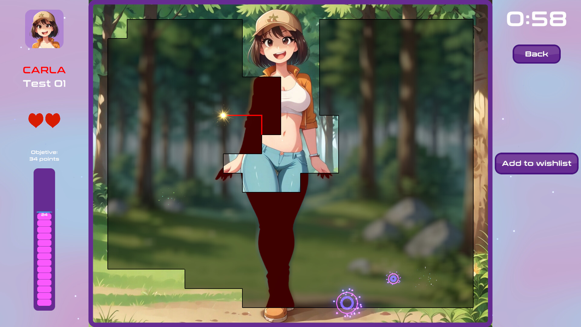 Sexy walk through the woods trailer